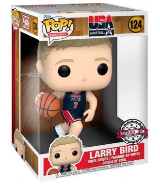 Funko POP! NBA SUPER SIZED 10" Larry Bird (1992 Team USA Navy Uniform)